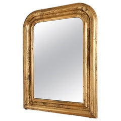 Antique French Louis Philippe Giltwood Mirror – Late 19th Century