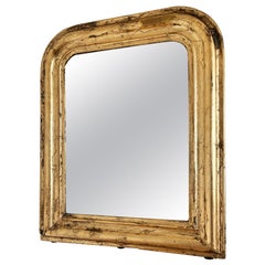 Antique French Louis Philippe Giltwood Mirror – Late 19th Century