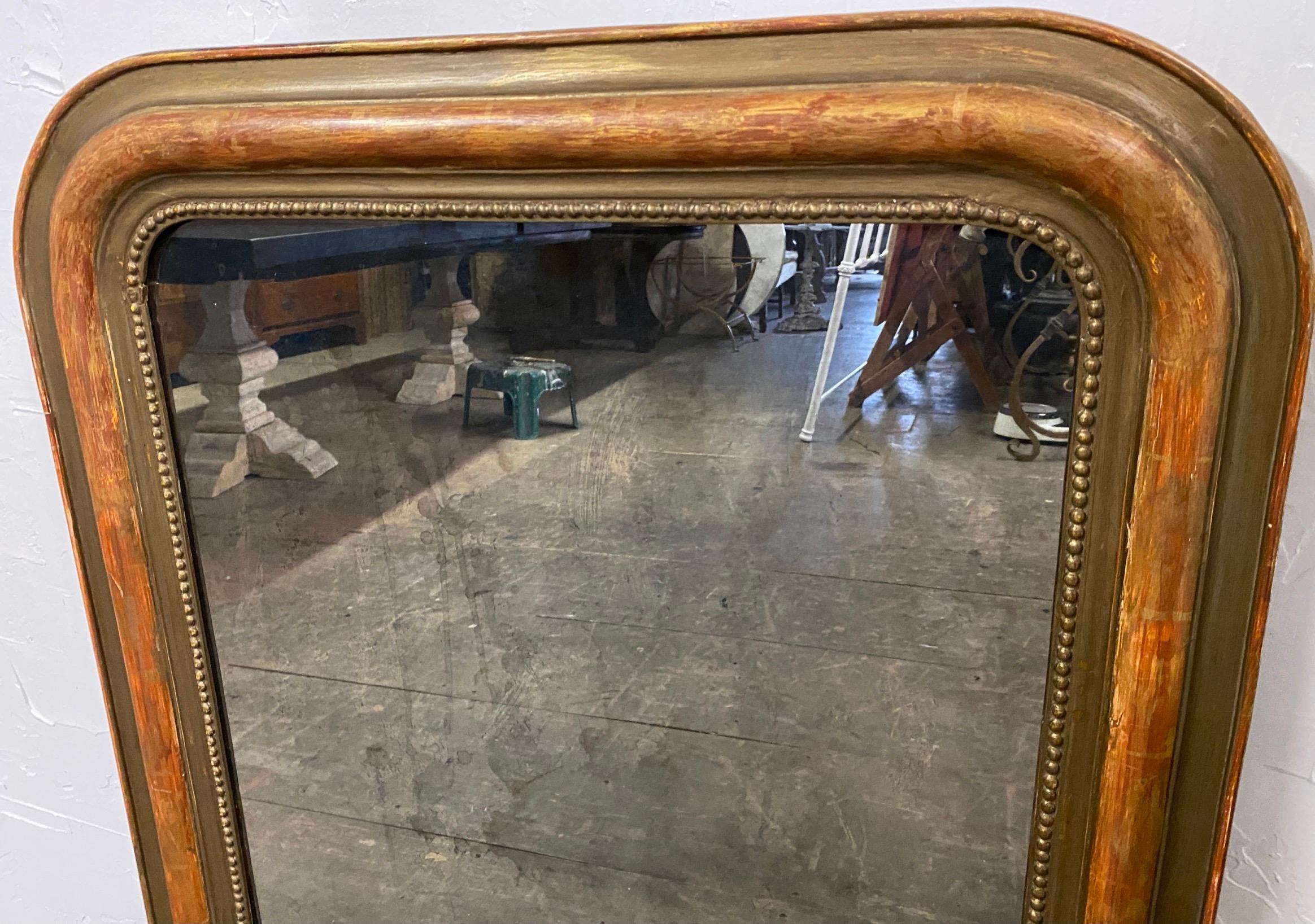 19th Century Antique French Louis Philippe Mirror