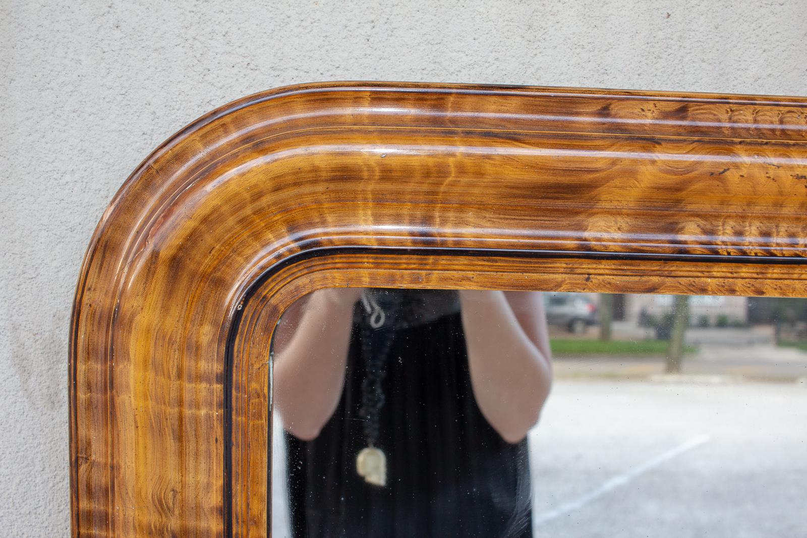 burl wood mirror