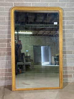 Antique French Louis Philippe Mirror with Greek Key Motif