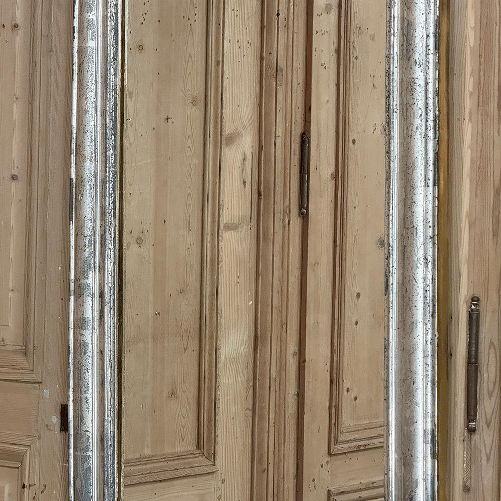 Antique French Louis Philippe Period Silvered Mirror For Sale 9