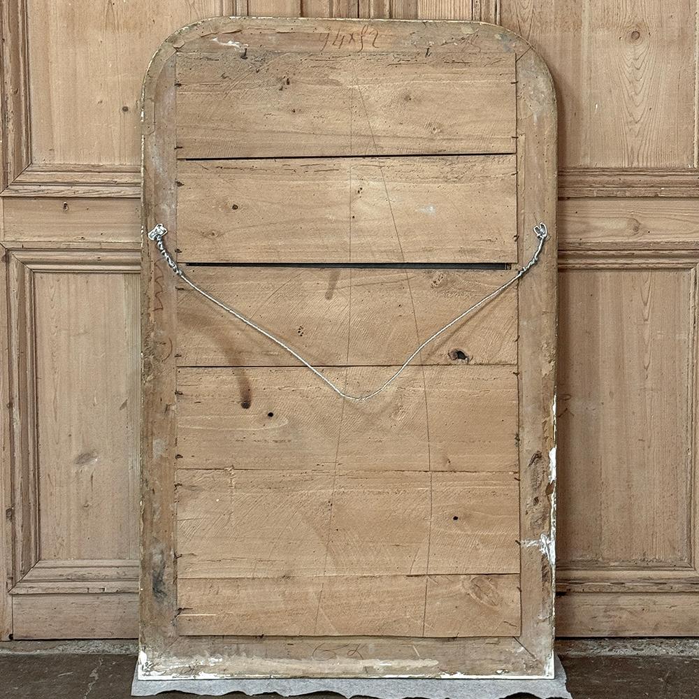 Antique French Louis Philippe Period Silvered Mirror For Sale 12