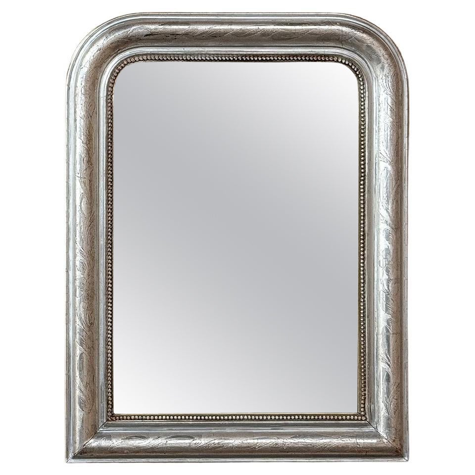 Antique French Louis Philippe Period Espejo Plateado