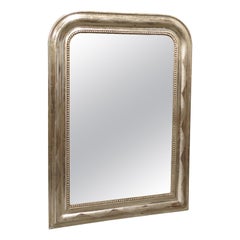 Antique French Louis Philippe Silverleaf Mirror