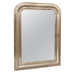 Antique French Louis Philippe Silverleaf Mirror