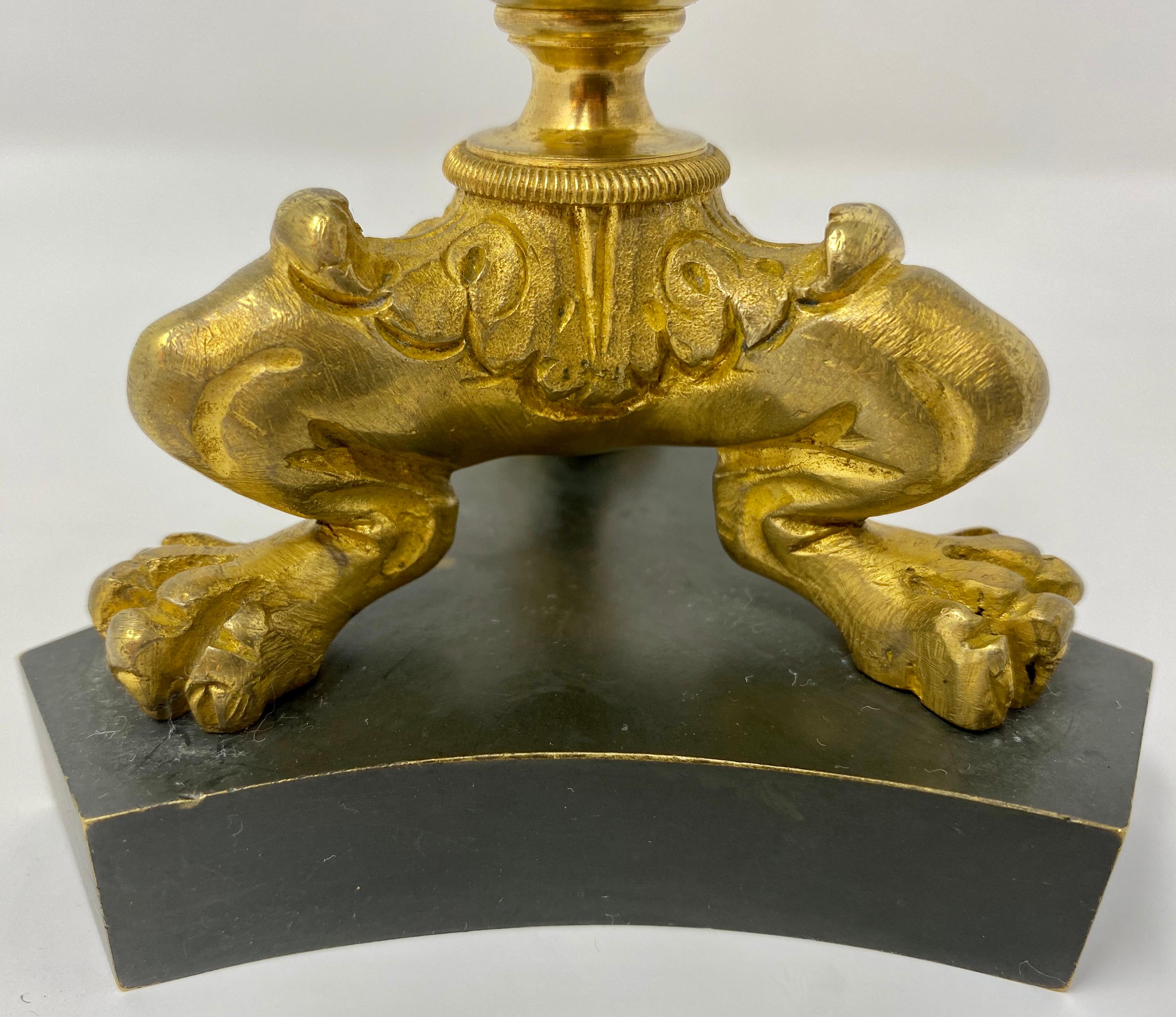 Antique French Louis Philippe Bronze Doré Coiffeuse Vanity Mirror, circa 1880 For Sale 2