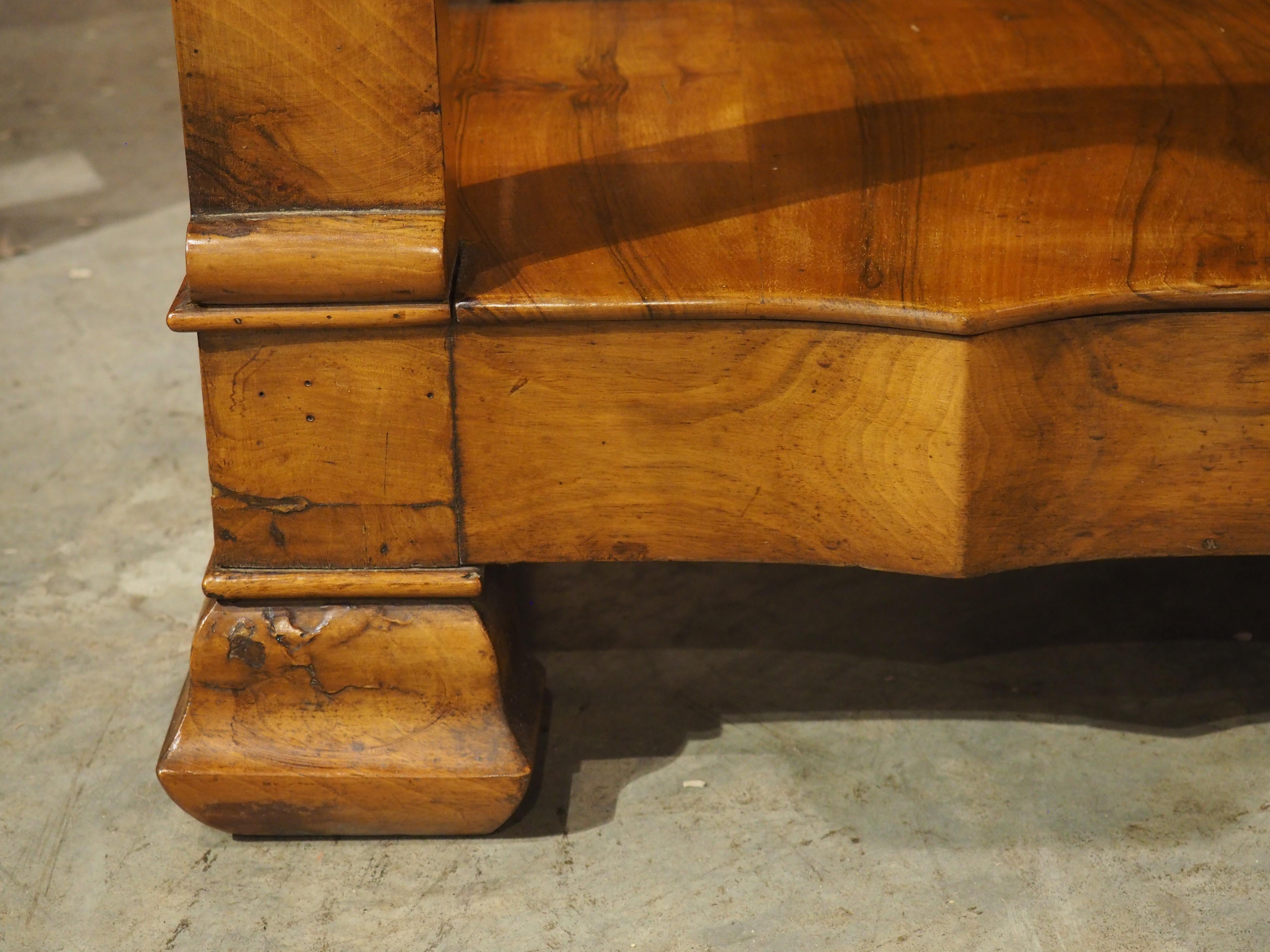 Antique French Louis Philippe Style Console Table with Single Drawer, C. 1860 For Sale 7