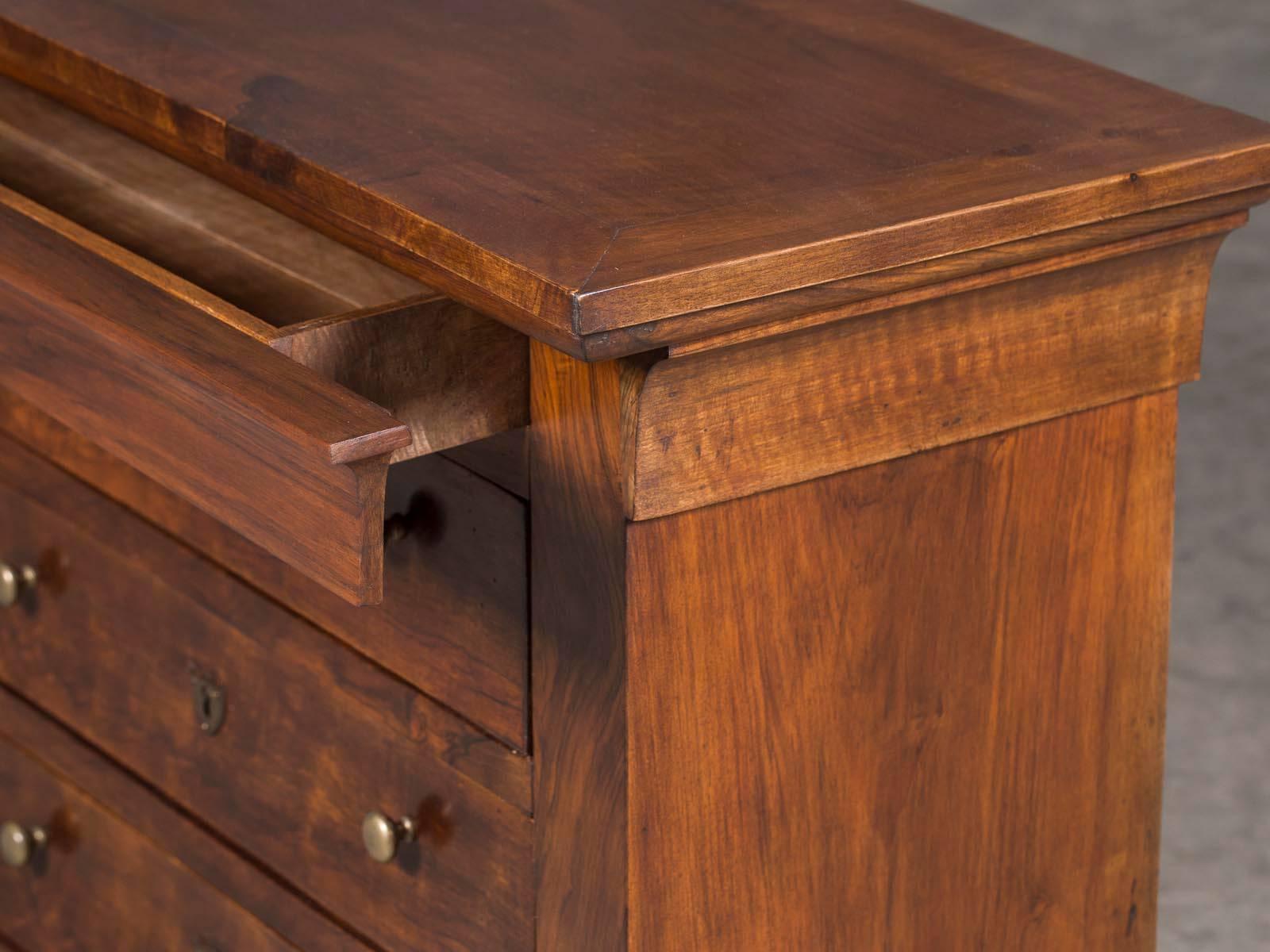 Antique French Louis Philippe Walnut Chest Commode, circa 1870 7