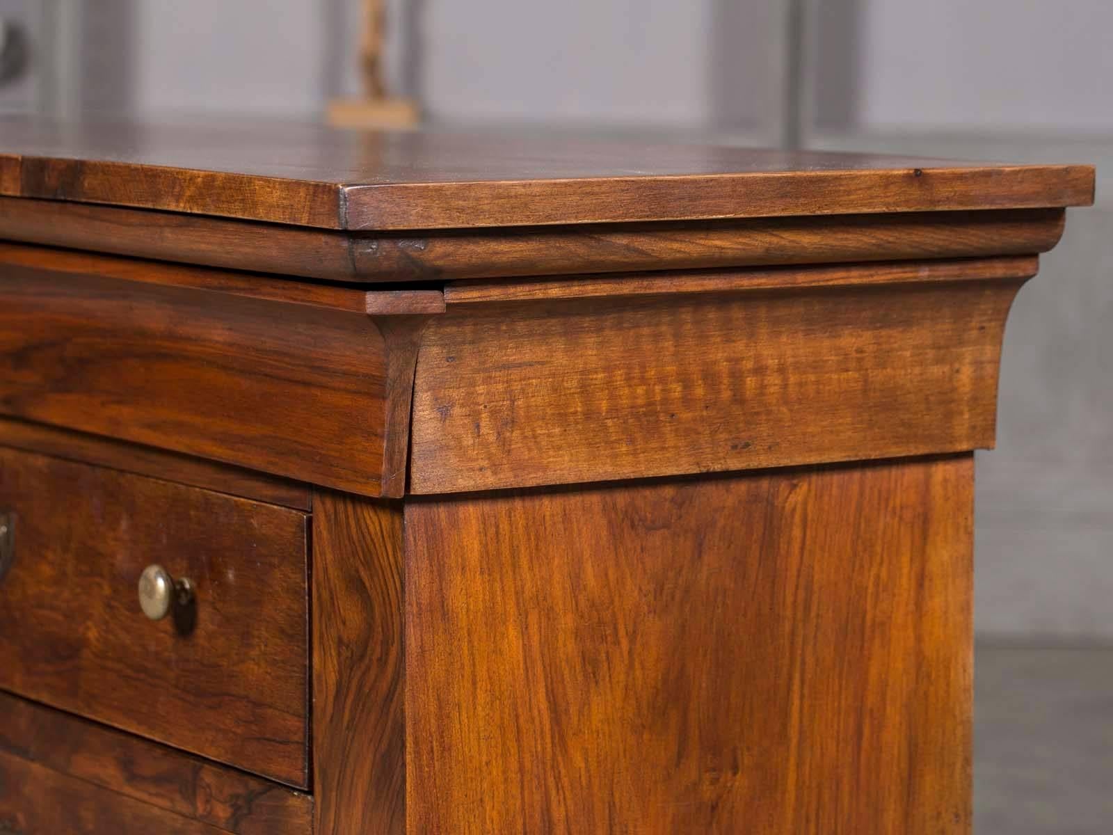 Antique French Louis Philippe Walnut Chest Commode, circa 1870 9