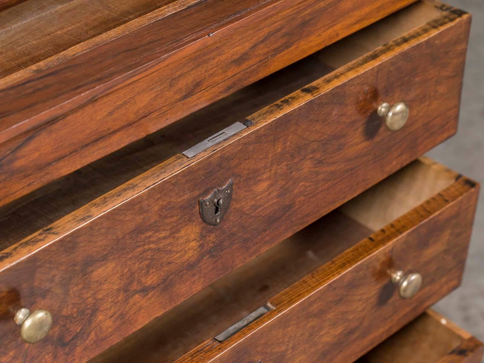 Antique French Louis Philippe Walnut Chest Commode, circa 1870 4