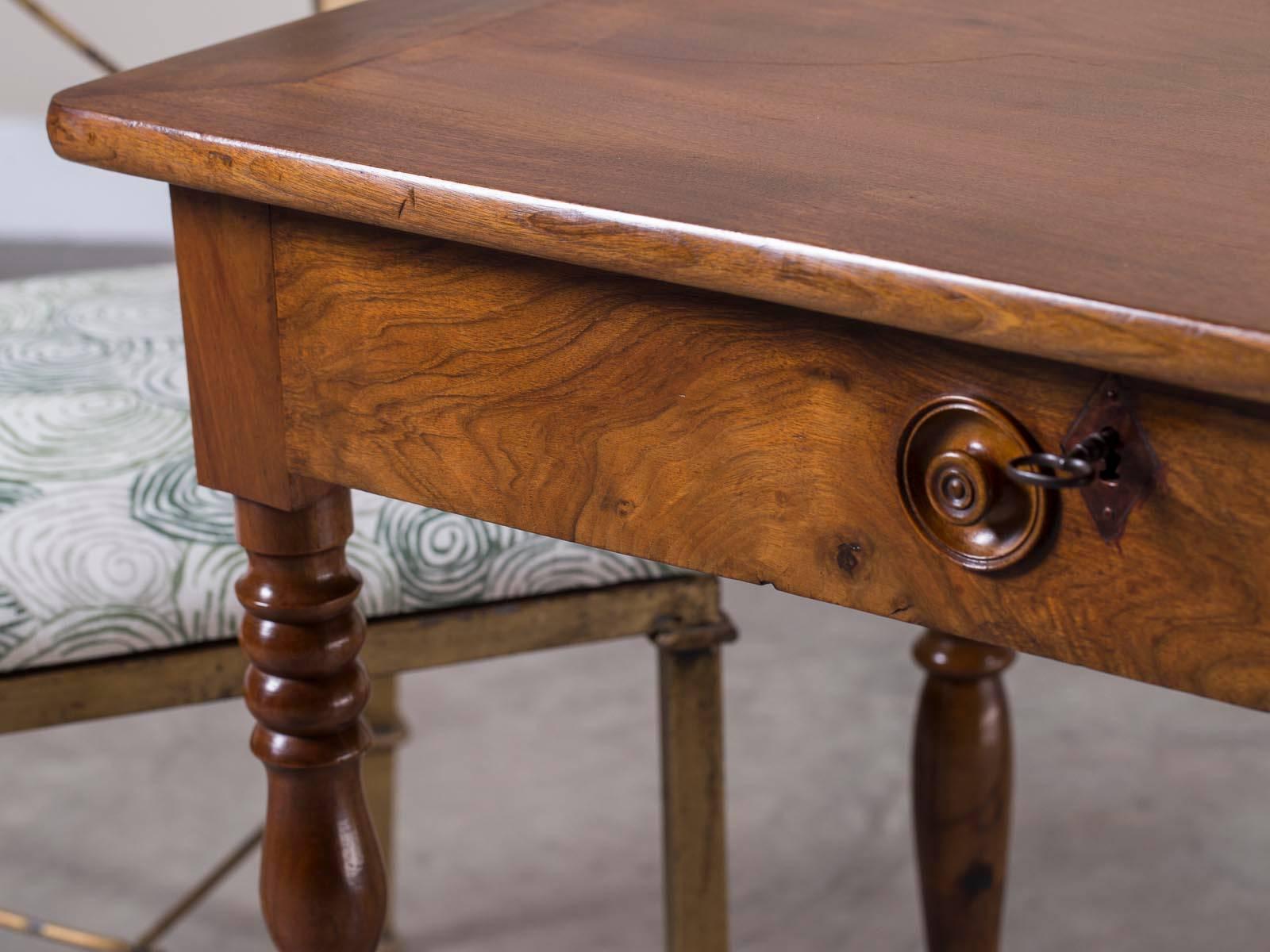 Mid-19th Century Antique French Louis Philippe Walnut Table, circa 1850