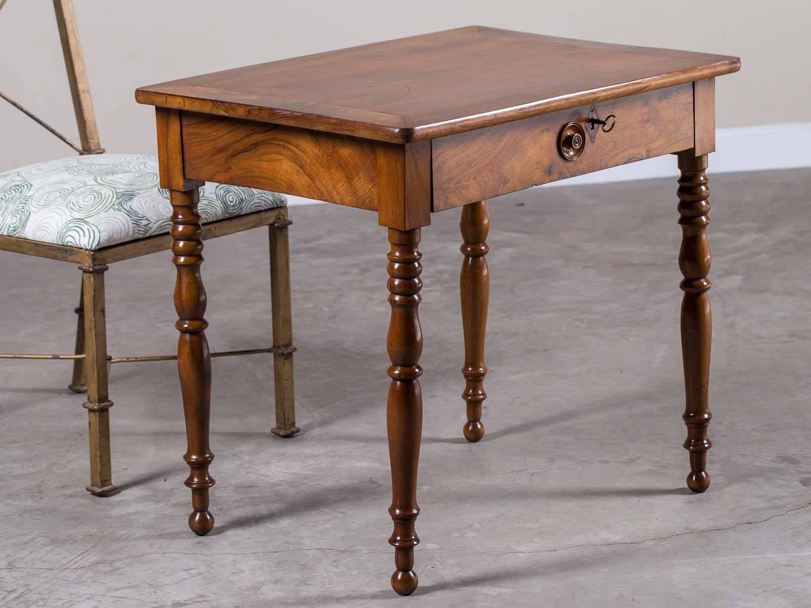 Antique French Louis Philippe Walnut Table, circa 1850 4