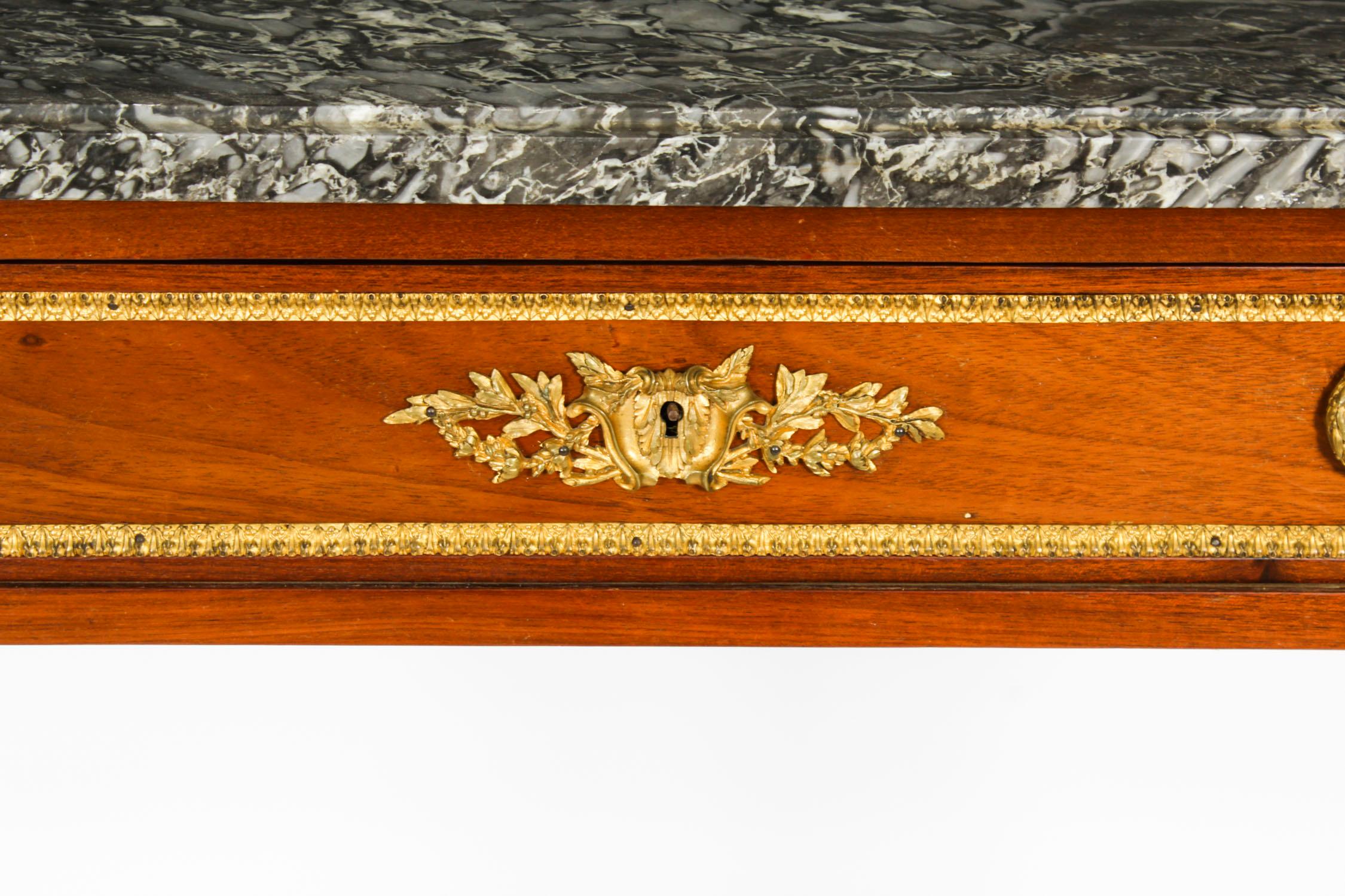 Ancienne table d'appoint à console Antique Revival française 19ème siècle en vente 5