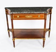 Antique French Louis Revival Console Side Table 19th Century