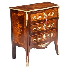 Vintage French Louis Revival Marquetry Commode, 19th Century