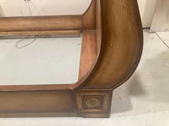 Antique French Louis Style Twin Daybed with Stained Finish