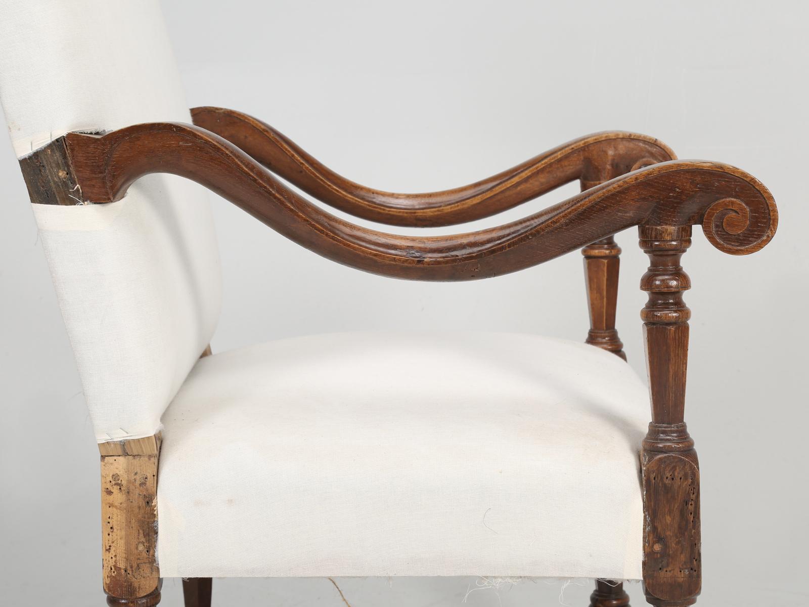 Antique French Louis XIII Style Armchair 1