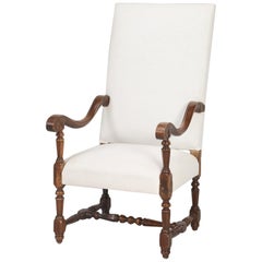 Antique French Louis XIII Style Armchair