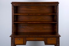 Antique French Louis XIII Style Oak Library Desk