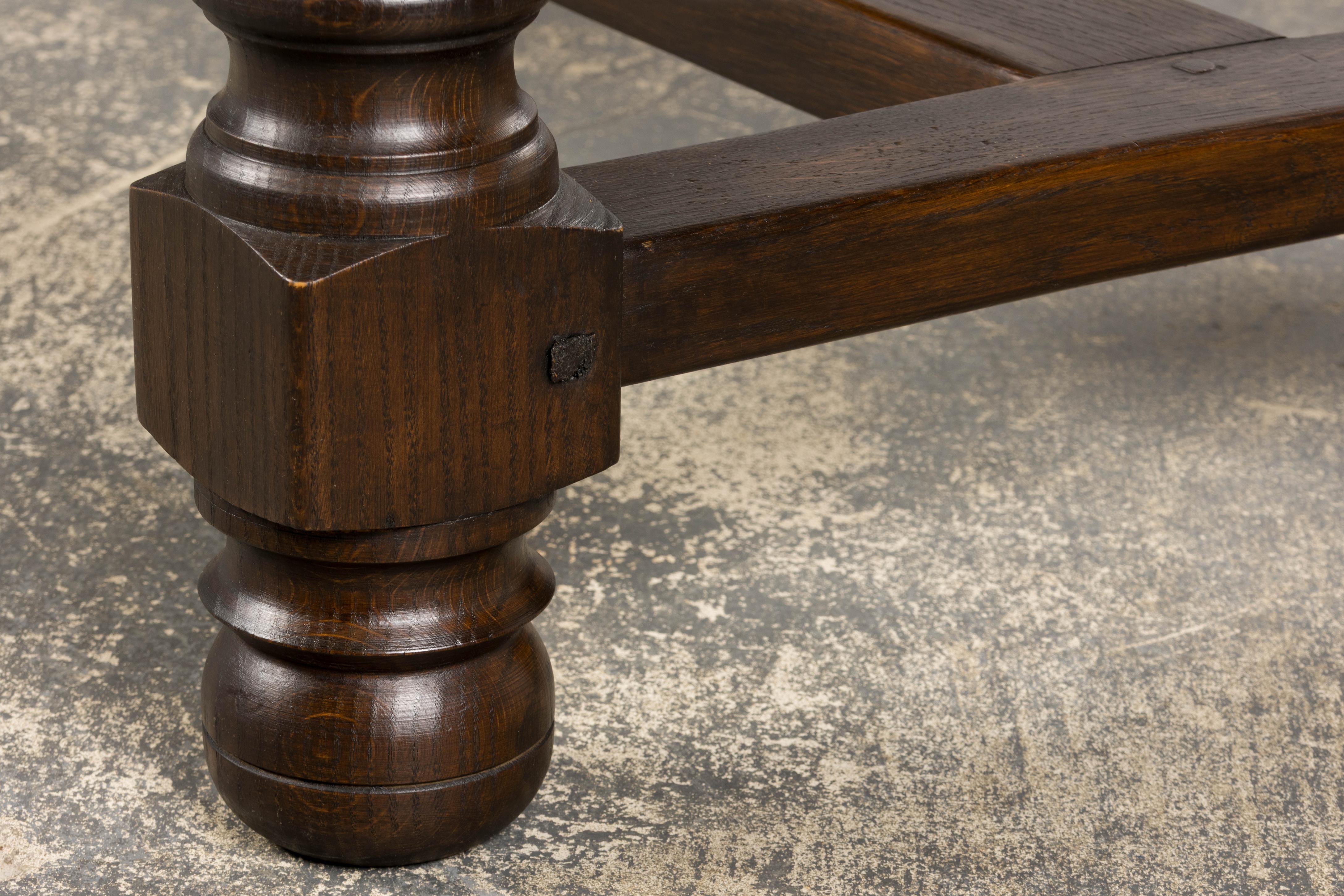 Antique Table de Réfectoire en Chêne de Style Louis XIII Français en vente 11