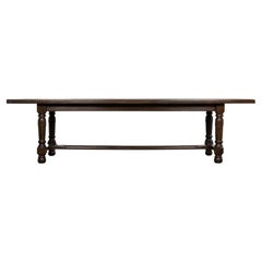 Antique French Louis XIII Style Oak Refectory Dining Table
