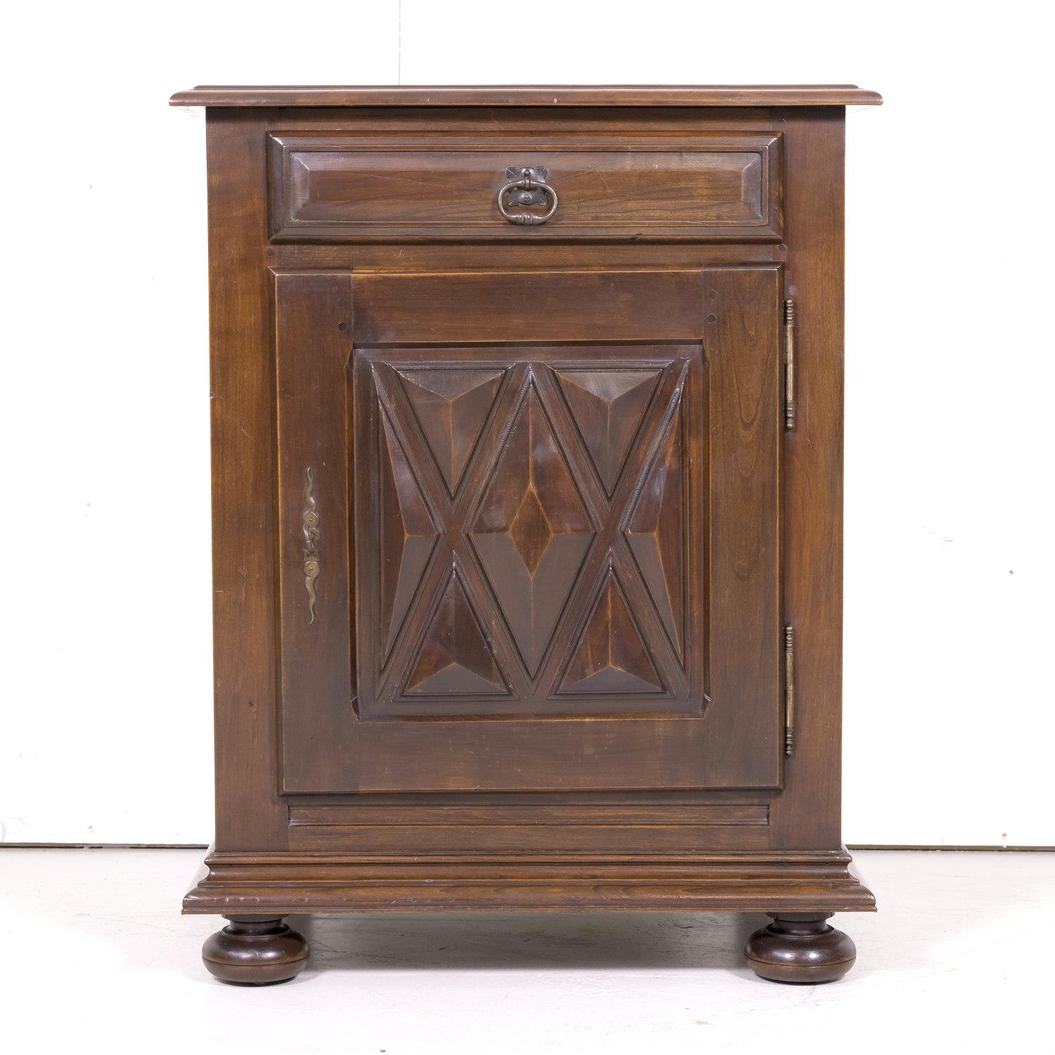 Antique French Louis XIII Style Walnut Cabinet de Confiture or Jam Holder In Good Condition In Birmingham, AL