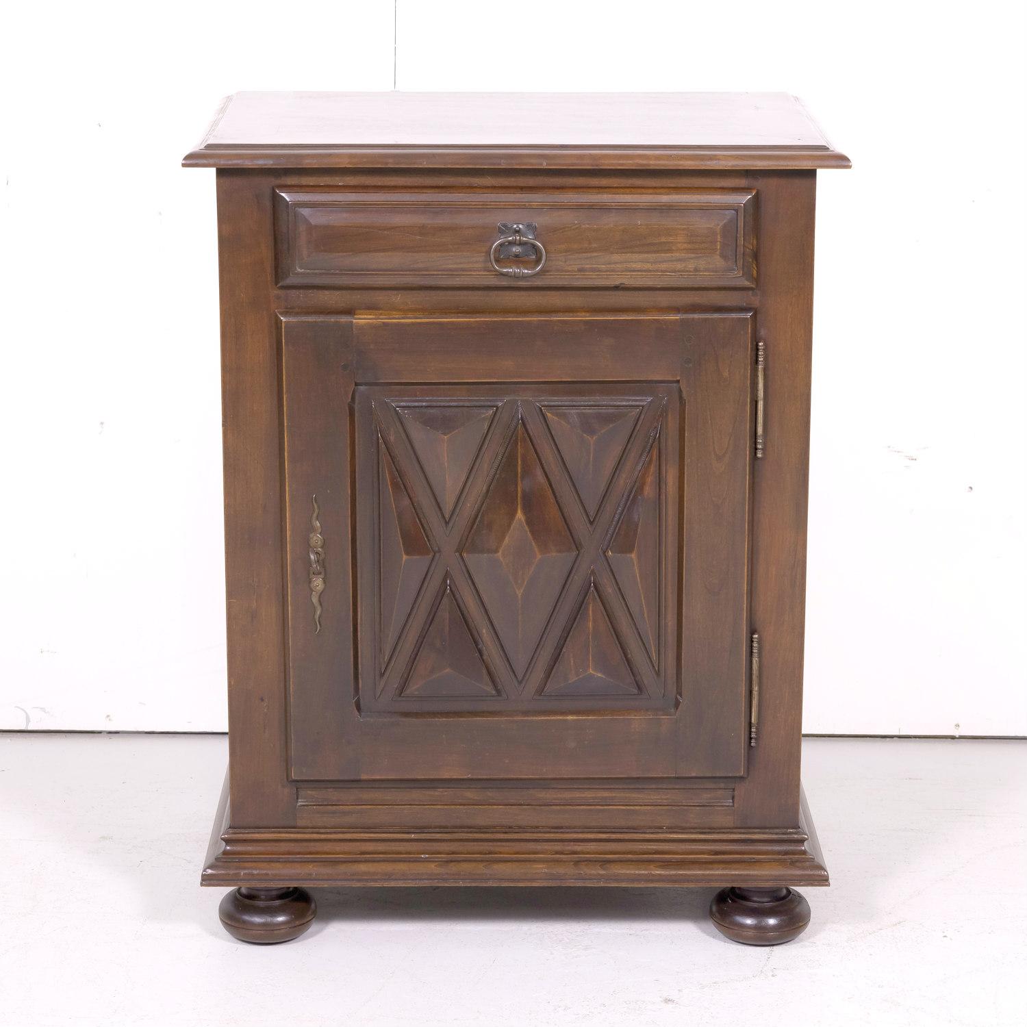 Early 20th Century Antique French Louis XIII Style Walnut Cabinet de Confiture or Jam Holder