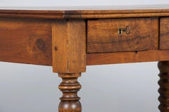 Antique French Louis XIII Style Walnut Writing Desk