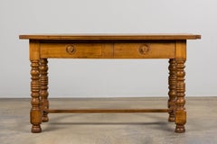 Antique French Louis XIII Style Walnut Writing Desk