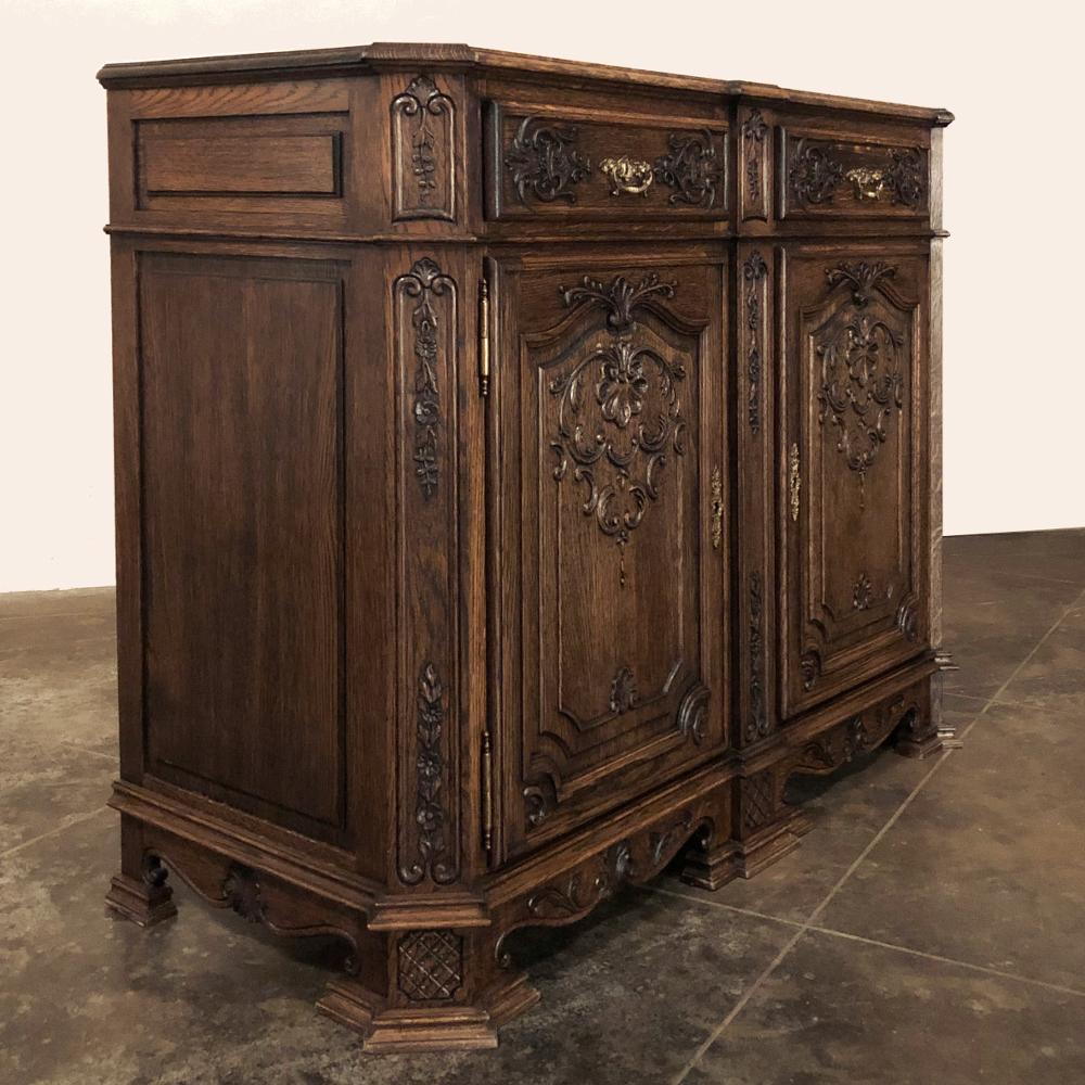 Hand-Carved Antique French Louis XIV Buffet