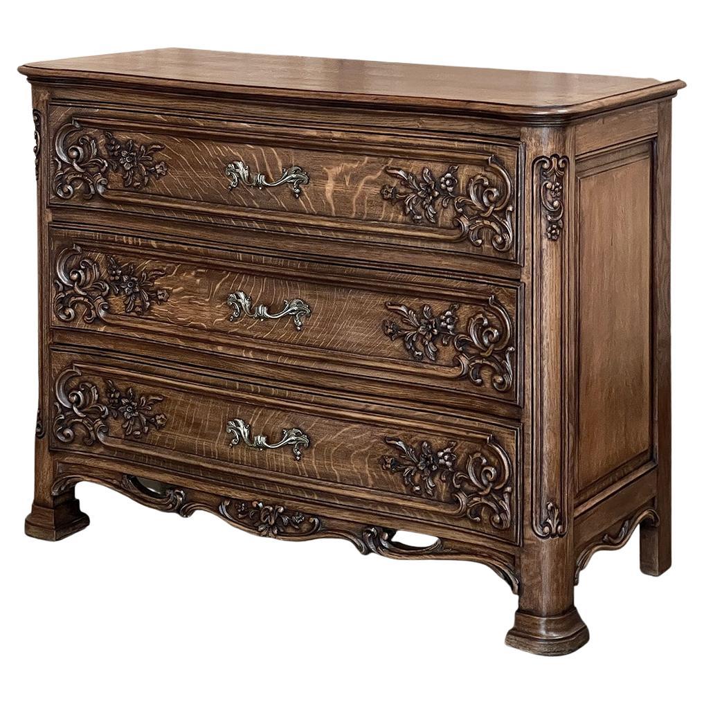 Ancienne commode française de style Louis XIV ~ Commode