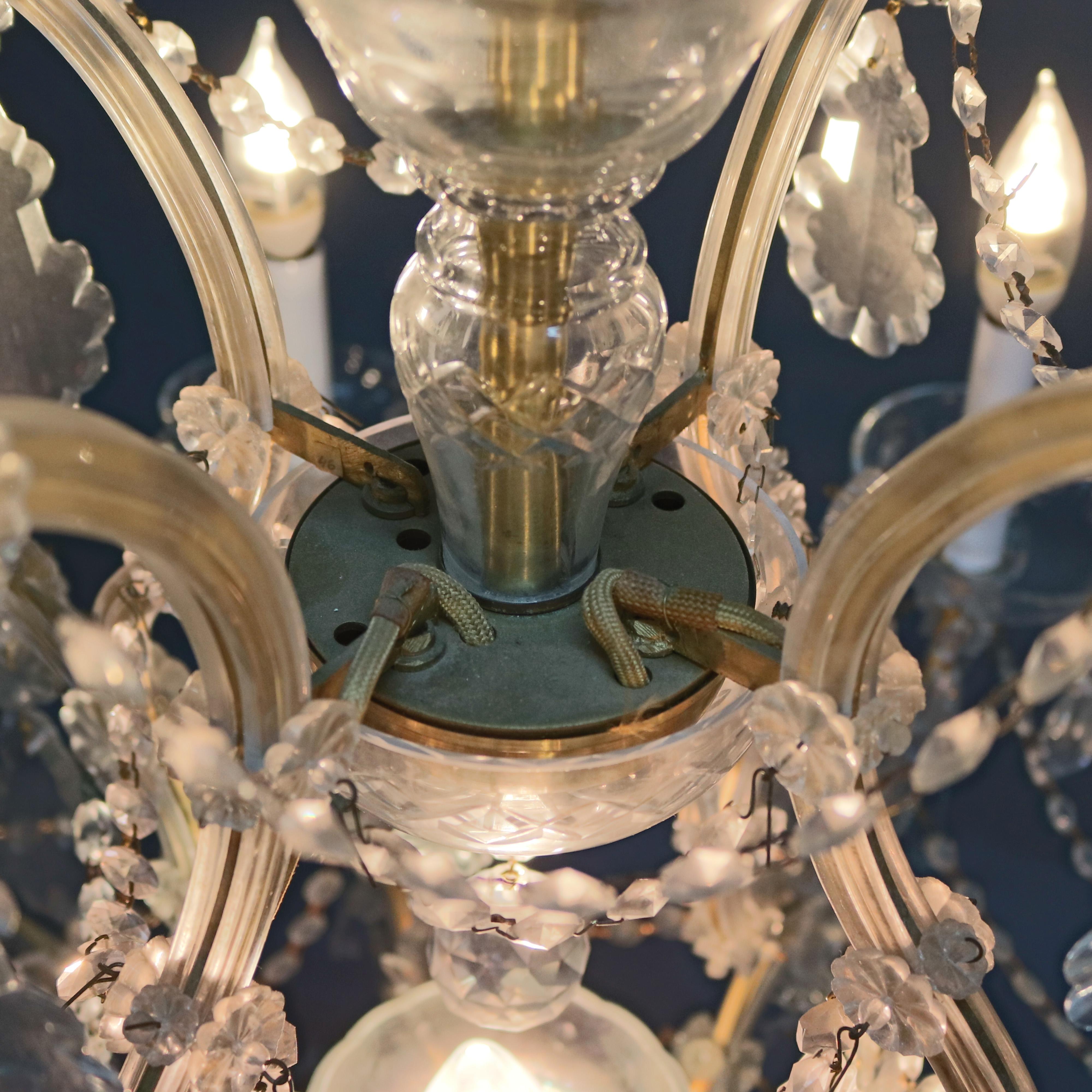 Antique French Louis XIV Crystal Chandelier, 20th Century 8