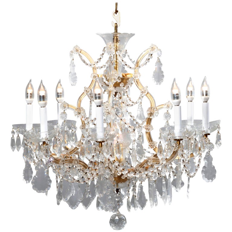 Antique French Louis XIV Crystal Chandelier, 20th Century For Sale at ...