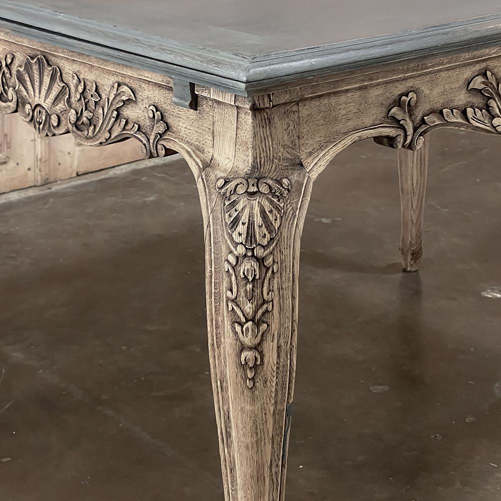 Antique French Louis XIV Draw Leaf Dining Table For Sale 6