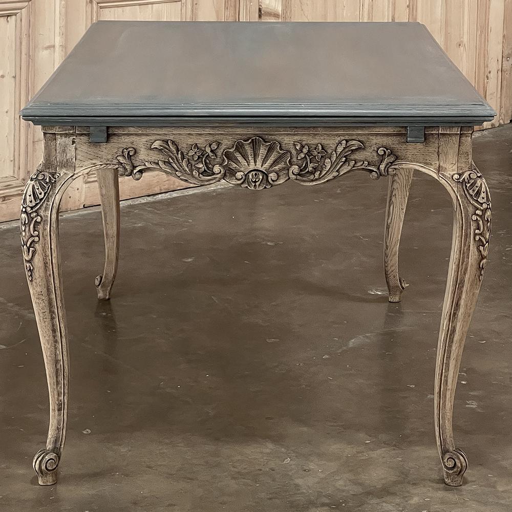 Antique French Louis XIV Draw Leaf Dining Table For Sale 9