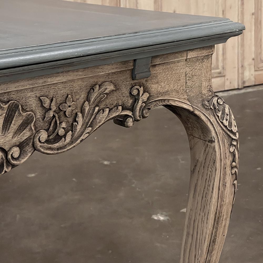 Antique French Louis XIV Draw Leaf Dining Table For Sale 10