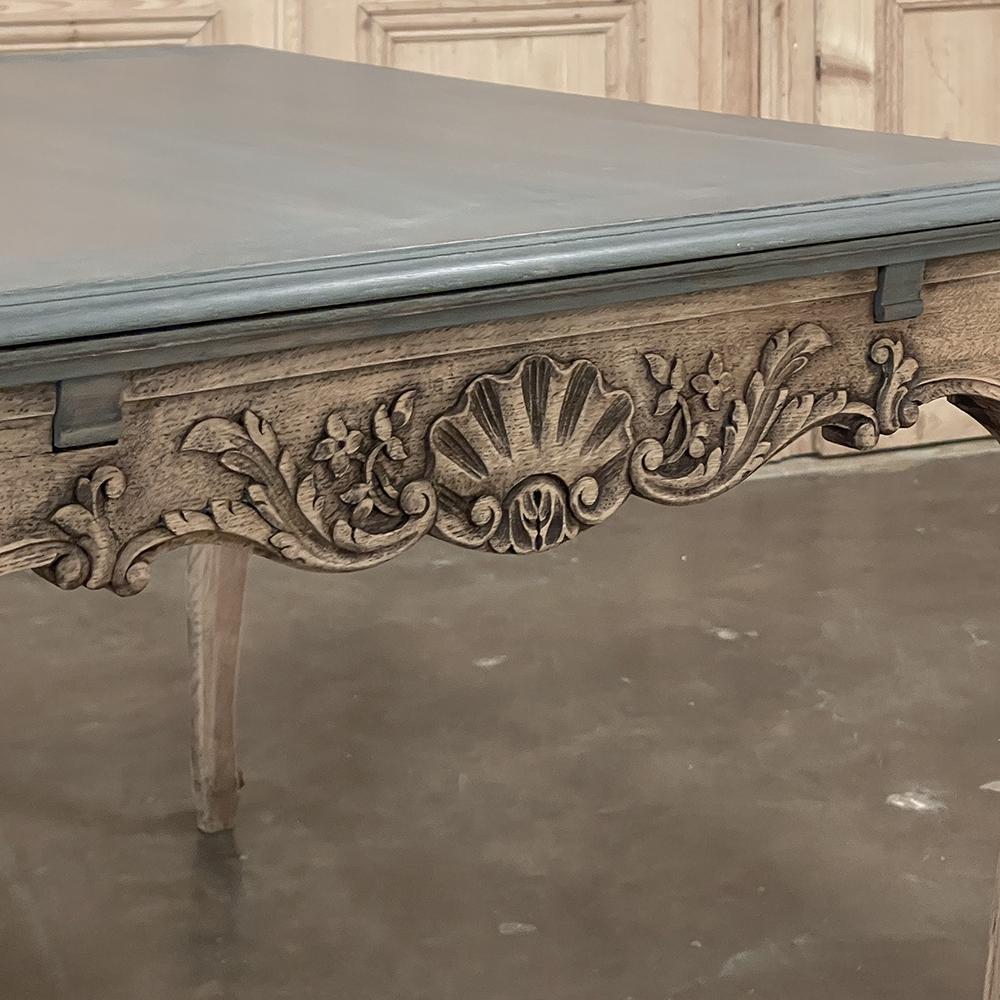 Antique French Louis XIV Draw Leaf Dining Table For Sale 11