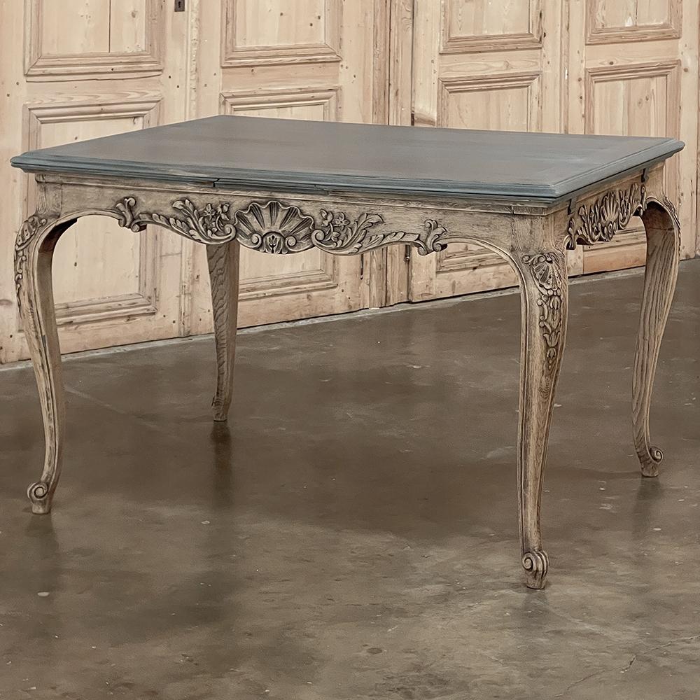 Antique French Louis XIV Draw Leaf Dining Table For Sale 3