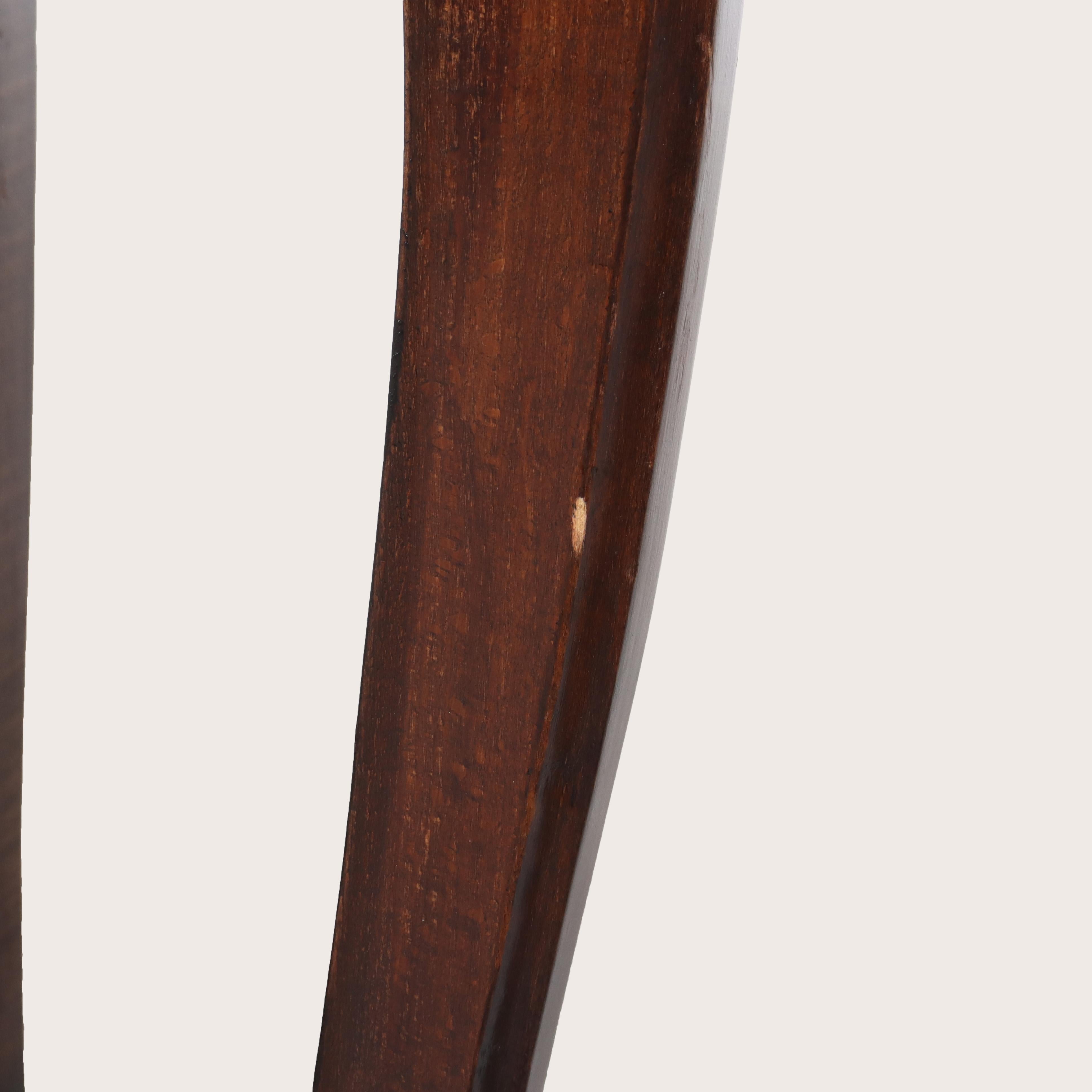 Antique French Louis XIV Mahogany, Burl & Ormolu One Drawer Stand C1930 For Sale 9