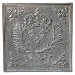 Used French Louis XIV Period 'Arms of France' Fireback / Backsplash