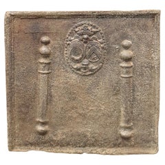 Antique French Louis XIV Period 'Coat of Arms' Fireback / Backsplash
