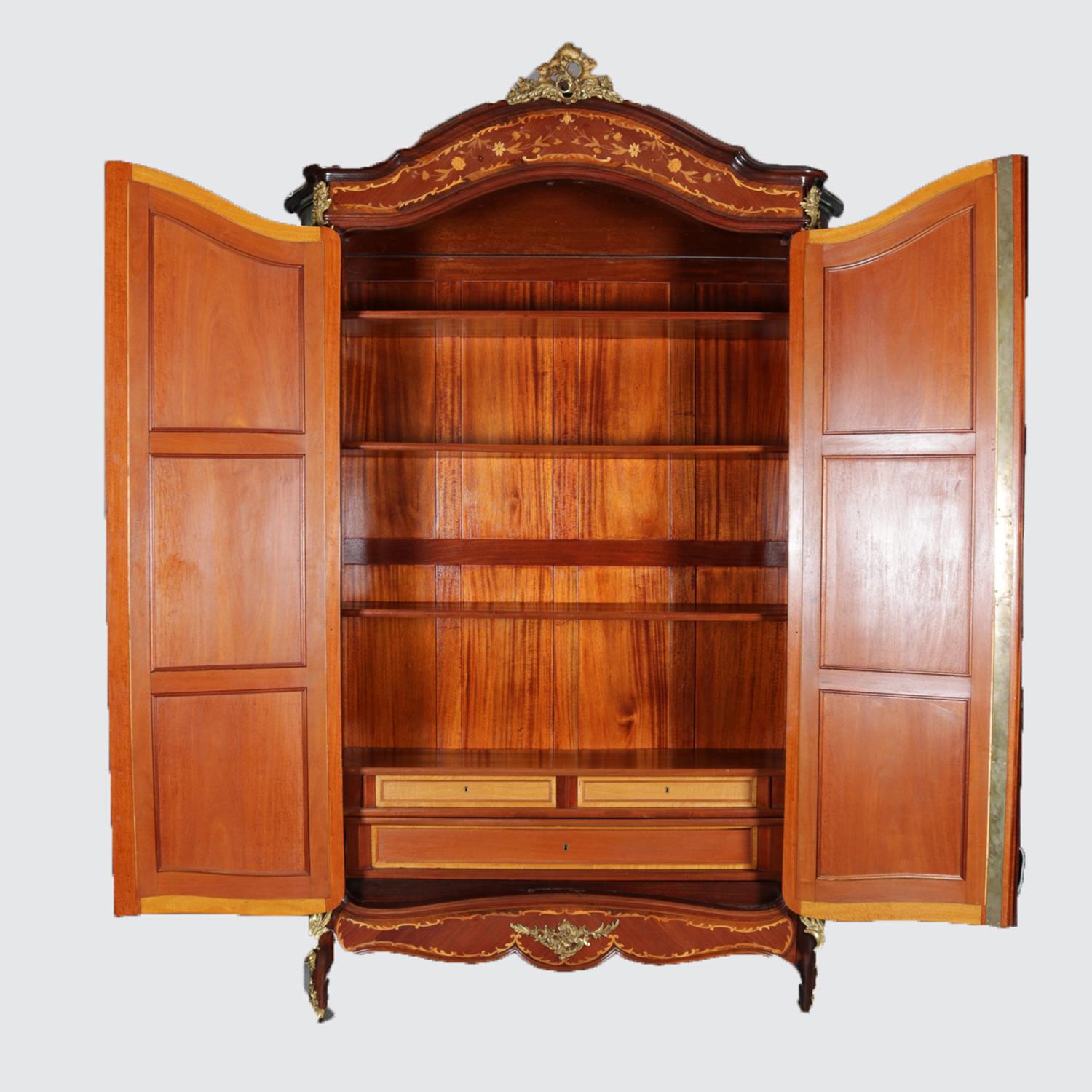 antique mahogany armoire