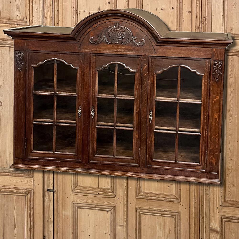 Antique French Louis XIV Wall Cabinet ~ Vitrina Luis XIV en venta