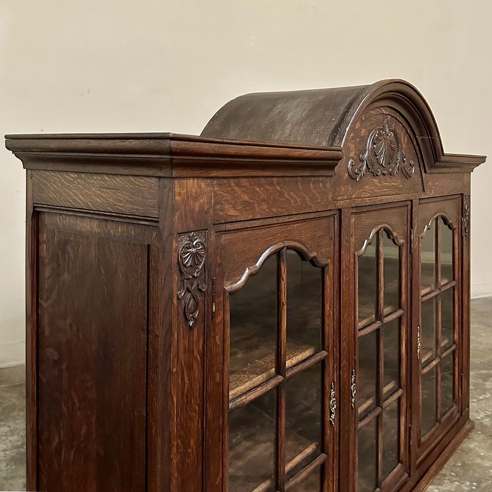 Antique French Louis XIV Wall Cabinet ~ Vitrina Latón en venta