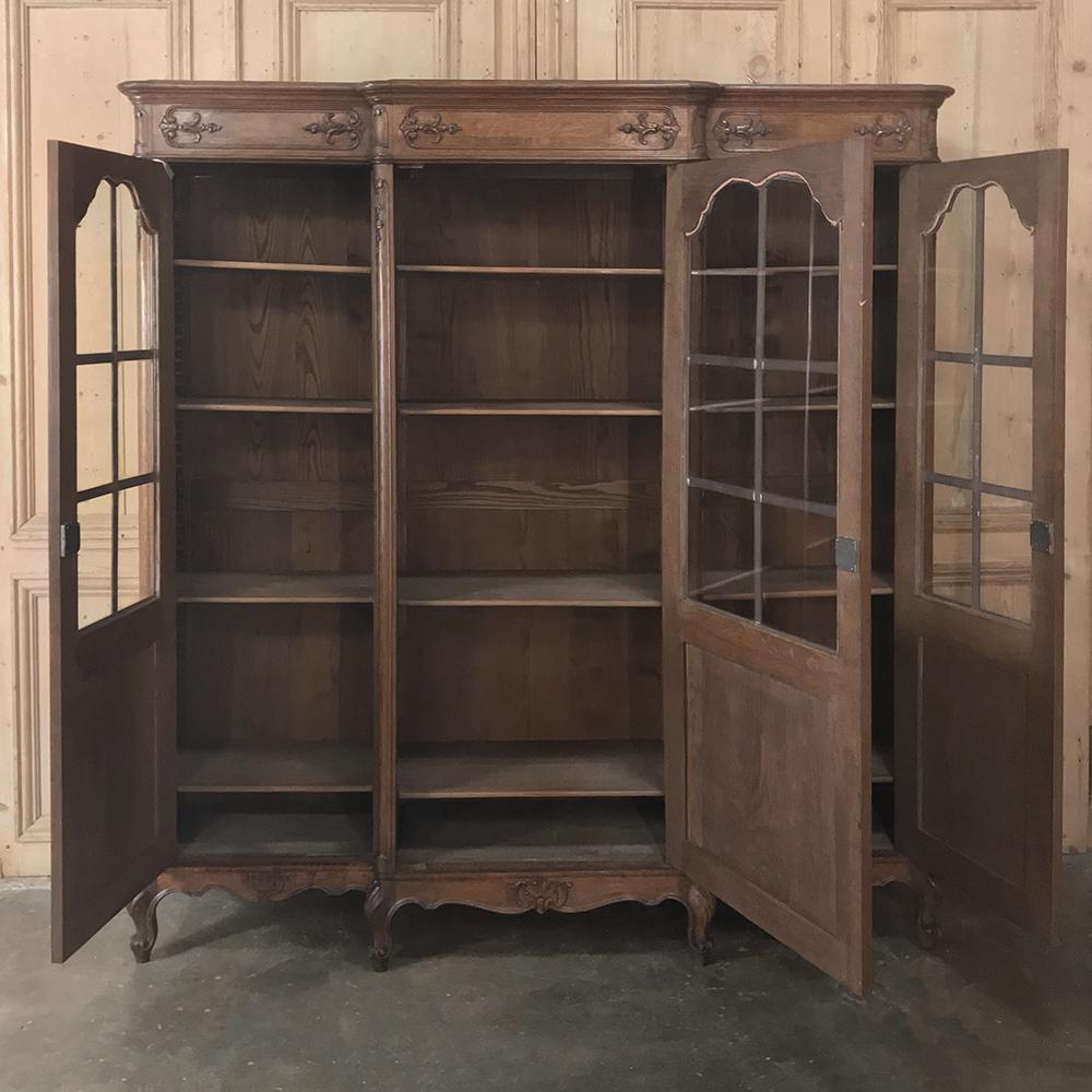 20th Century Antique French Louis XV Bookcase