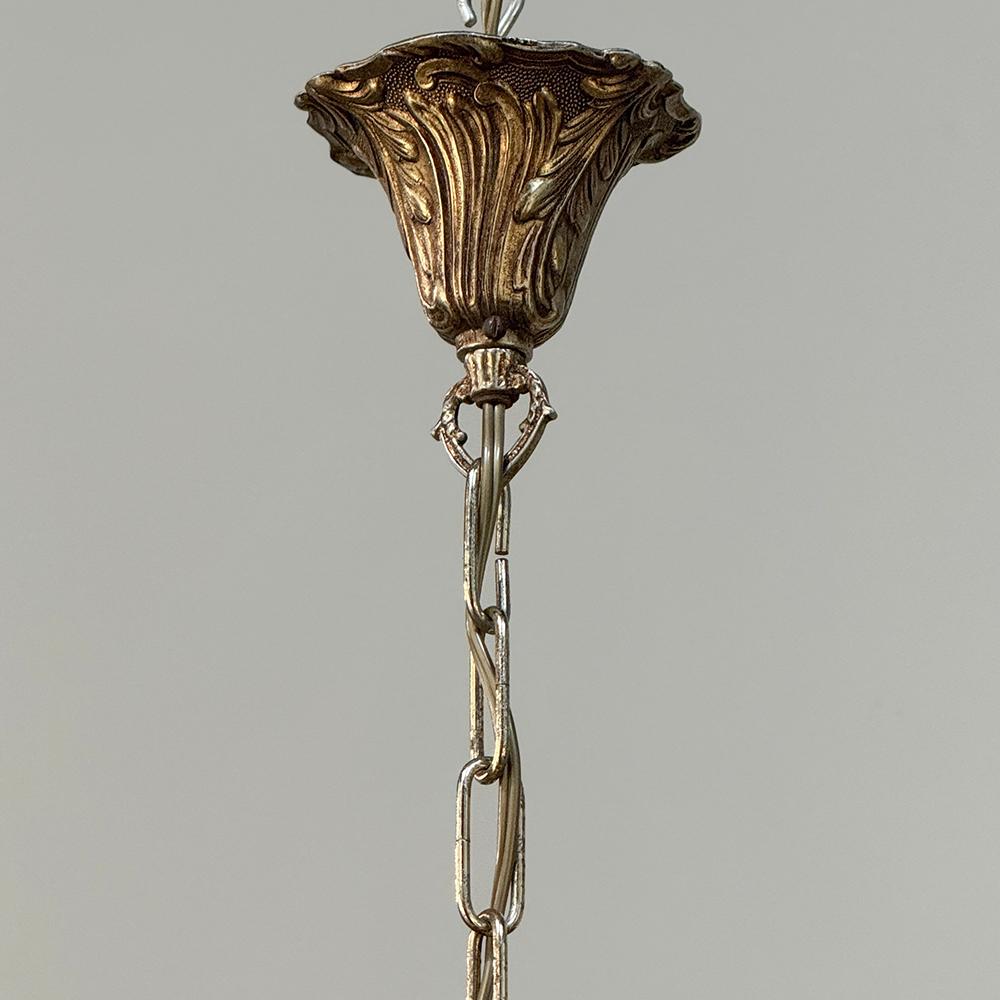 Antique French Luigi XV Lampadario in ottone in vendita 2