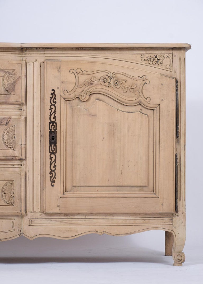 Antique Bleached Buffet For Sale at 1stDibs