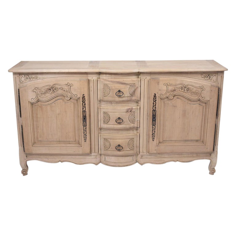 Antique Bleached Buffet For Sale at 1stDibs