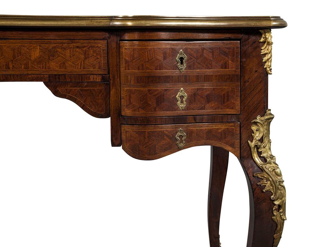 Antique French Louis XV Bureau Plat Writing Desk 4